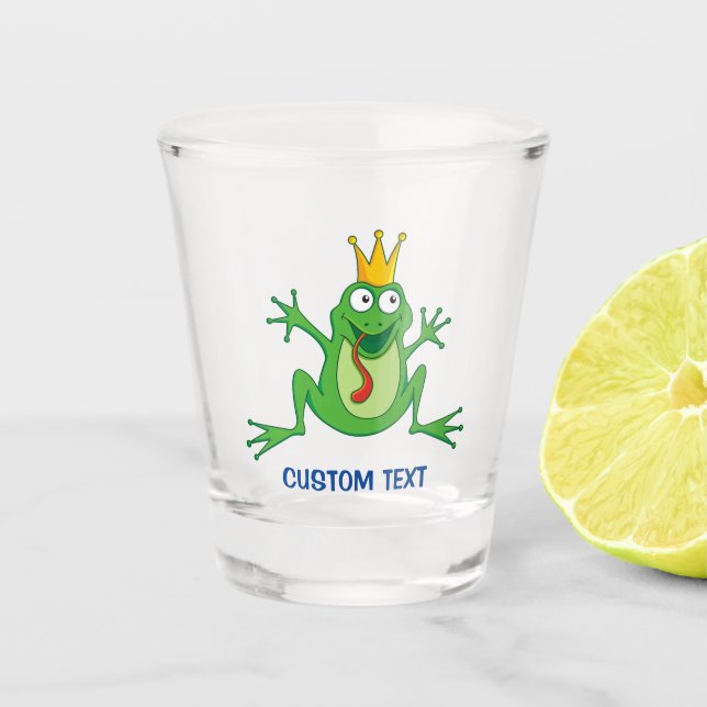 Prince Frog Schnapsglas (Vorderseite)