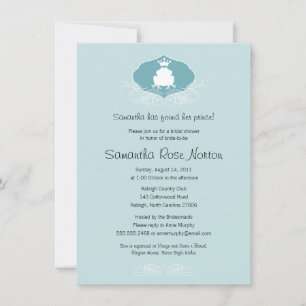 Prince Frog Themed Brautparty Einladung