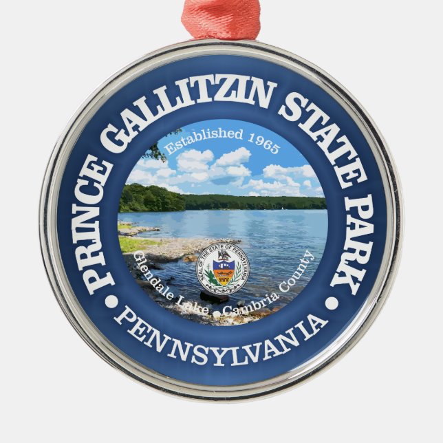 Prince Gallitzin SP Ornament Aus Metall (Vorne)