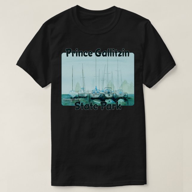 Prince Gallitzin Staat Park Pennsylvania T-Shirt (Design vorne)