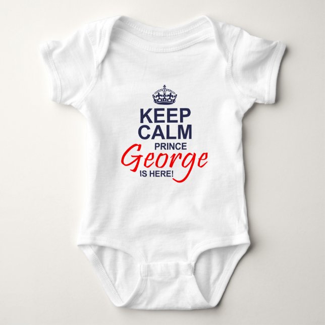 Prince George ist hier Baby Strampler (Vorderseite)