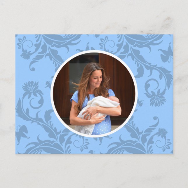 Prince George Royal Baby Postkarte (Vorderseite)