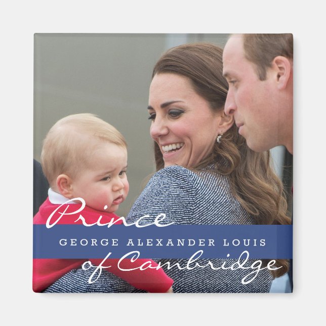 Prince George - William & Kate Magnet (Vorne)
