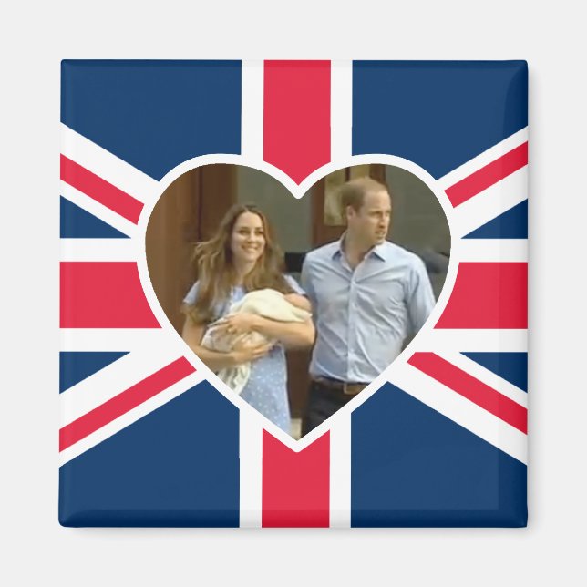 Prince George - William & Kate Magnet (Vorne)