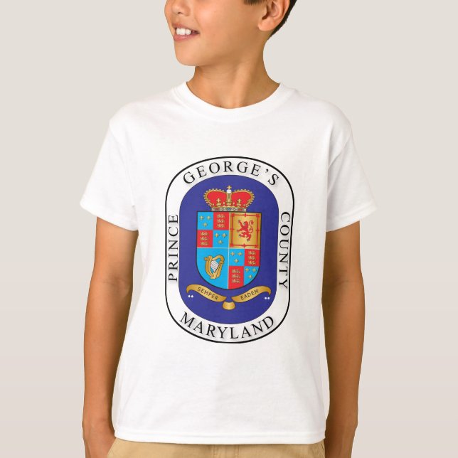 Prince George's Landkreis Siegel T-Shirt (Vorderseite)