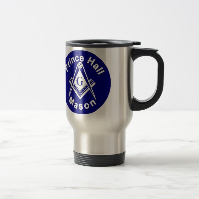 Prince Hall Masonic Travel Mug (Droit)