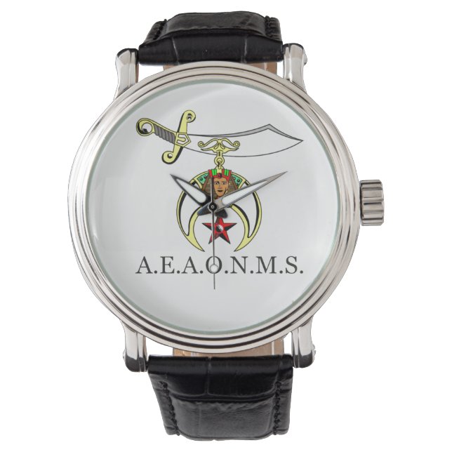 Prince Hall Shriners Watch Armbanduhr (Vorderseite)