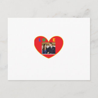 Prince Harry & Kate Postkarte