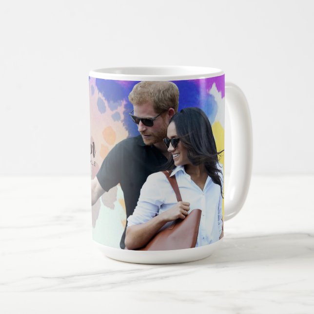Prince Harry & Meghan Markle Kaffeetasse (VorderseiteRechts)