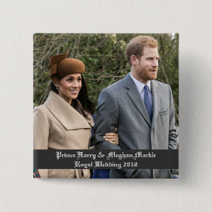 Prince Harry & Meghan Markle Royal Wedding 2018 Button