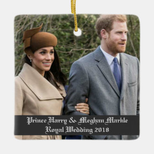 Prince Harry & Meghan Markle Royal Wedding 2018 Keramikornament