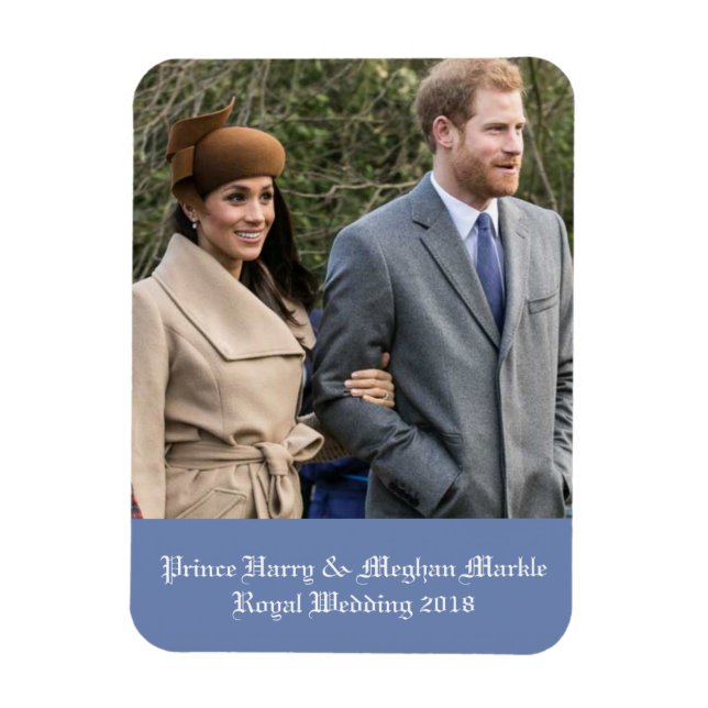 Prince Harry & Meghan Markle Royal Wedding 2018 Magnet (Vertikal)
