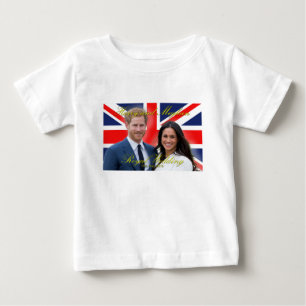 Prince Harry und Meghan Markle Royal Wedding Baby T-shirt