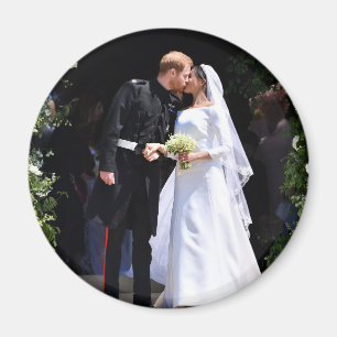 Prince Harry und Meghan Markle Royal Wedding Magnet