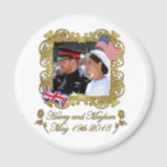 Prince Harry und Meghan Markle Royal Wedding Magnet<br><div class="desc">Prince Harry und Meghan Markle Royal Wedding</div>