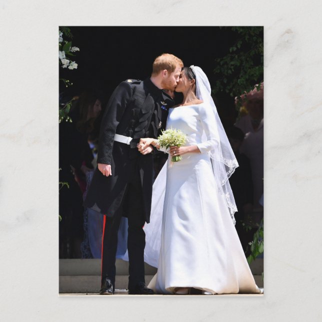 Prince Harry und Meghan Markle Royal Wedding Postkarte (Vorderseite)