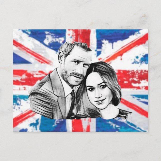 Prince Harry Verlobung Ankündigungspostkarte (Vorderseite)
