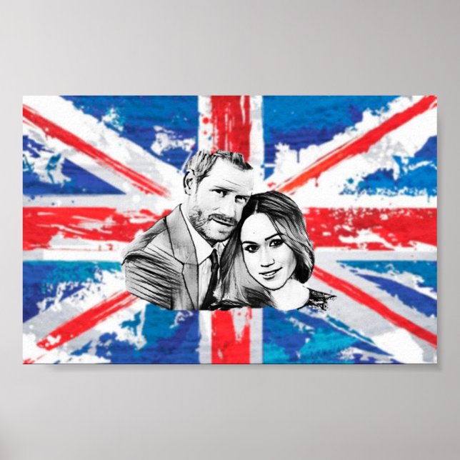 Prince Harry Verlobung Poster (Vorne)