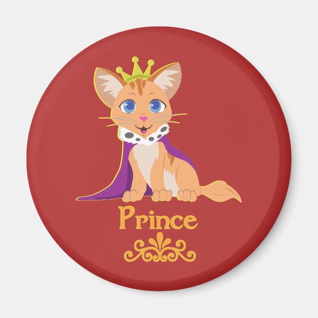 Prince Kitten Magnet (Vorne)