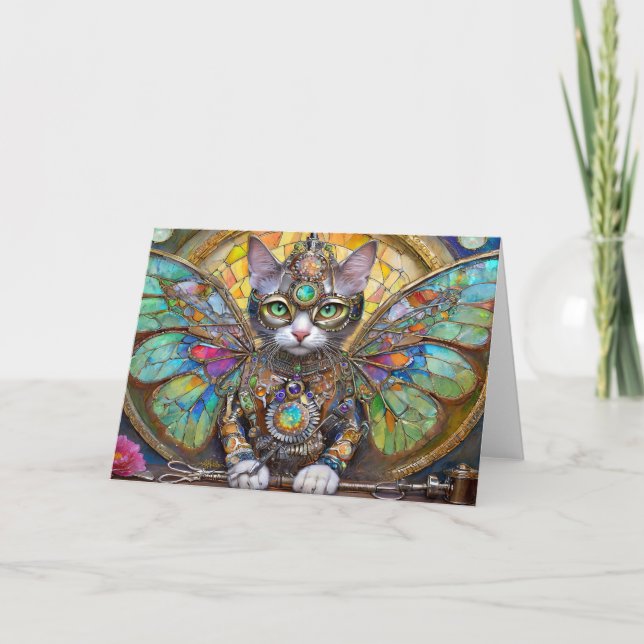 Prince Kitty Cat of the Butterfly Wing Brigade Karte (Vorderseite)