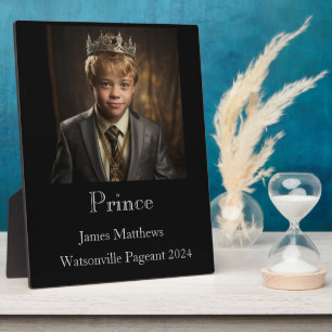 Prince Pageant Plaque Fotoplatte