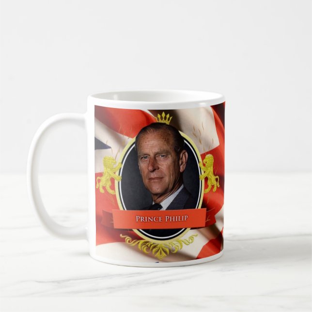 Prince Philip Historical Mug (Gauche)