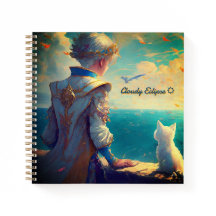 Prince & Princess mit Cat Ocean Spiral Notebook