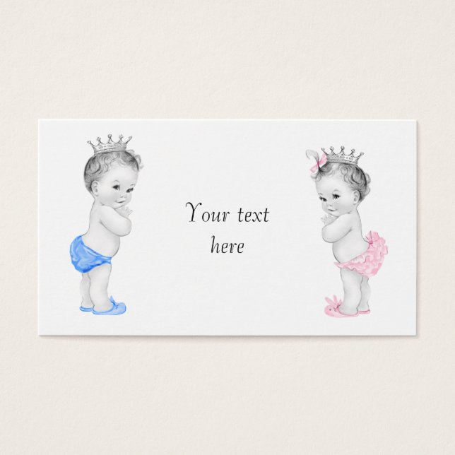 Prince und Princess Baby Dusche (Vorderseite)
