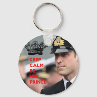 Prince William Behielt Calm Be ihre Prince Key-Ket Schlüsselanhänger
