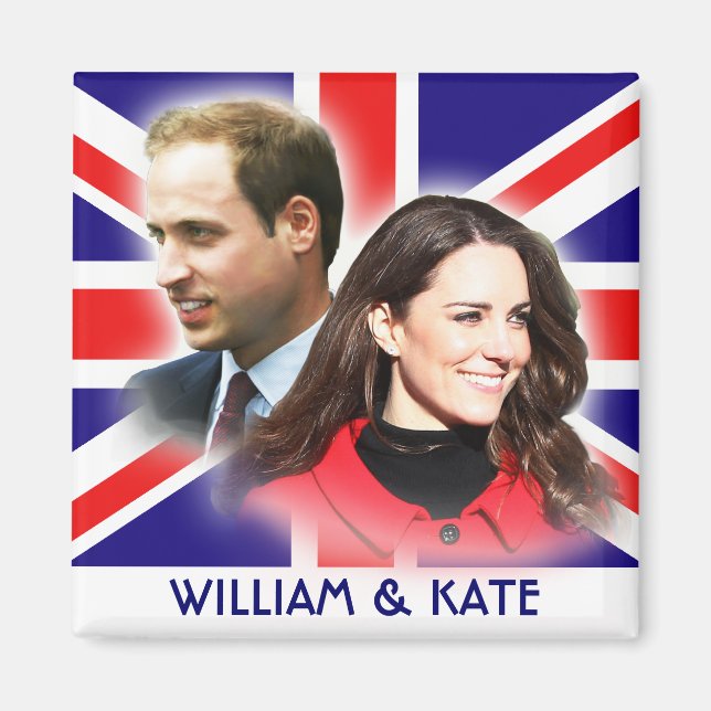 Prince William & Kate Middleton Magnet (Vorne)