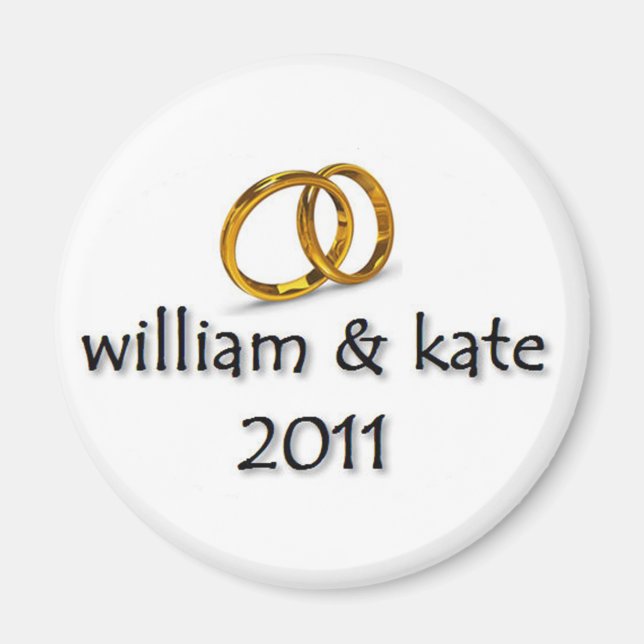 Prince William & Kate's Wedding 2011 Magnet (Vorne)