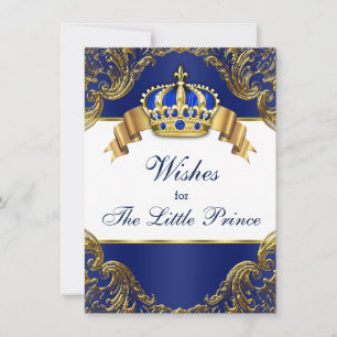 Prince wünscht sich Baby Hinweiskarte