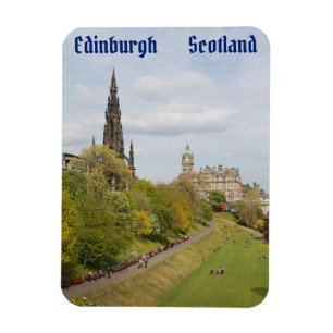 Princes Street Gardens, Edinburgh, Schottland Magnet