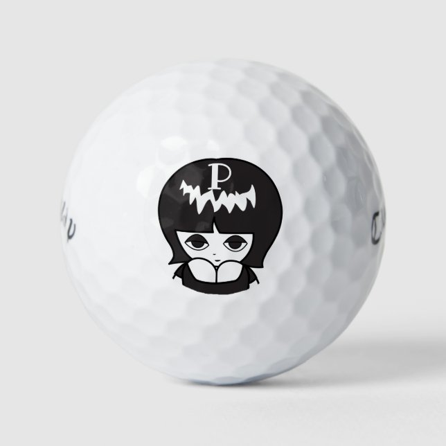 Princess1 mit Ihrem ersten Golfball (Vorderseite)