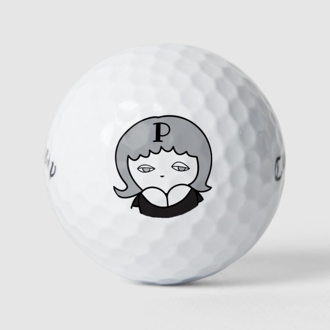 Princess2 mit Ihrem ersten Golfball (Vorderseite)
