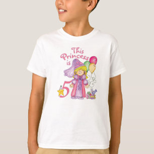 Princess 5. Geburtstag T-Shirt