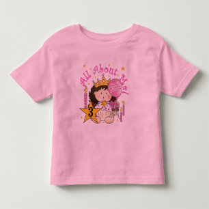 Princess All About Me 3. Geburtstagsgeschirr Kleinkind T-shirt