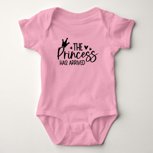 Princess Baby Bodysuit Strampler (Vorderseite)