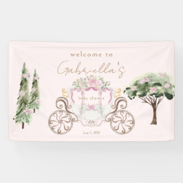 Princess Baby Dusche Blush Empfang Banner