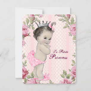 Princess Baby Dusche Einladung