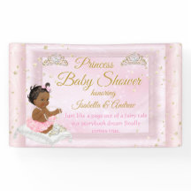 Princess Baby Shower Tiara Pink Ethnic
