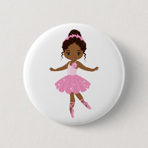Princess Ballerina Button