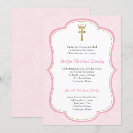 Princess Baptismuseinladung Einladung