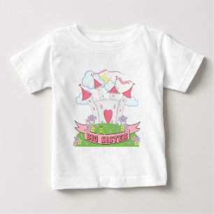 PRINCESS BIG SISTER BABY T-SHIRT