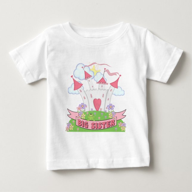 PRINCESS BIG SISTER BABY T-SHIRT (Vorderseite)