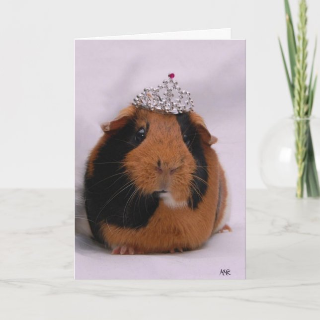 Princess Birthday Card Karte (Vorderseite)