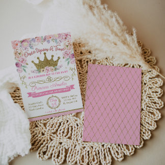 Princess Birthday Einladung