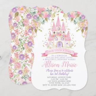 Princess Birthday Einladung