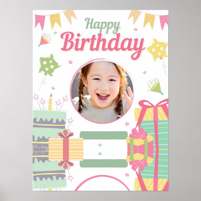 princess birthday poster (Vorne)