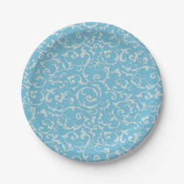 Princess Blue Royal Storybook Fairy Tale Chic Pappteller